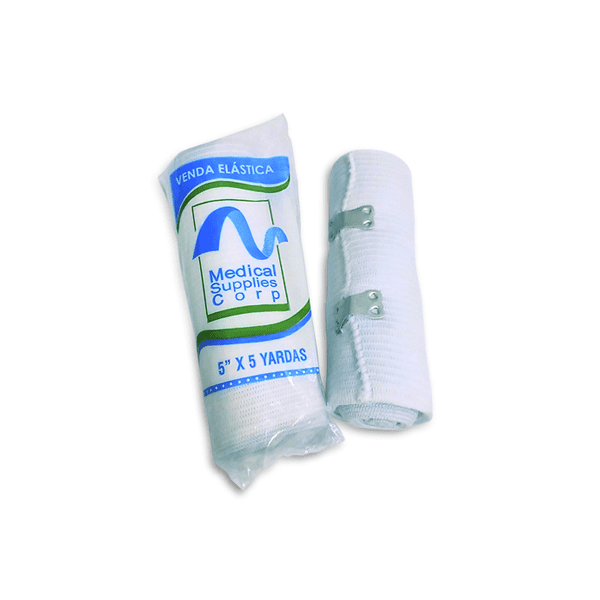 VENDA ELASTICA MEDICAL SUPPLIES 5 X 5 C/BLANCO