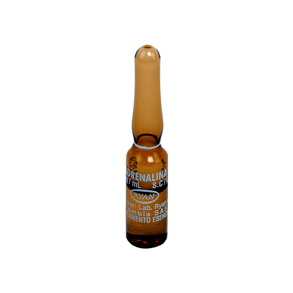 ADRENALINA 1 MG X 1 ML (EPINEFRINA) RYAN