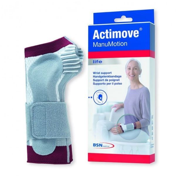MUÑEQUERA ACTIVEMOVE MANUMOTION (CON FERULA-SOPORTE ORTOPEDICO) TALLA-L IZQ C/BCO
