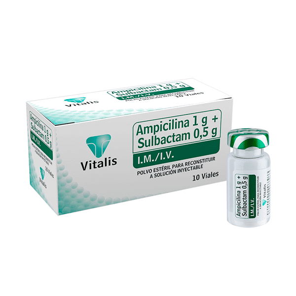 AMPICILINA + SULBACTAM 1.5 G VITALIS