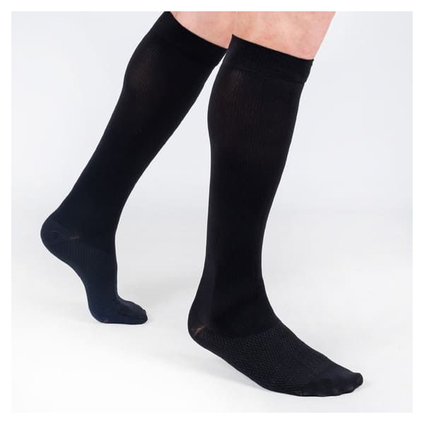 MEDIAS DE COMP. USO DIARIO NEGRA X PAR RODILLA 8-18 HG TALLA L REF 4436 KENDALL