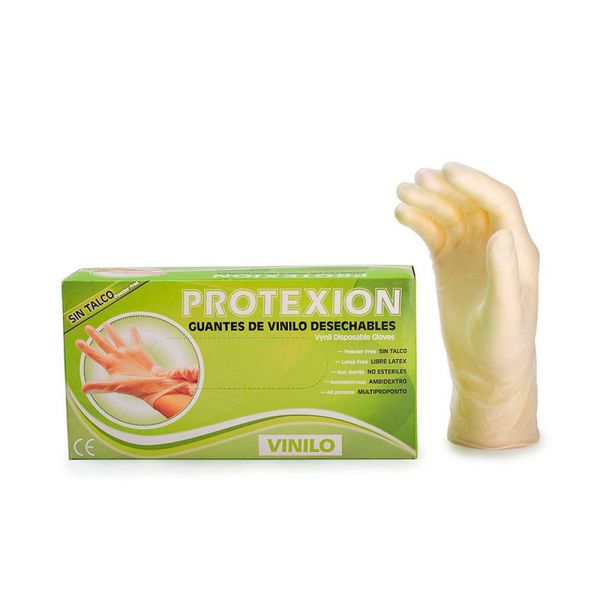 GUANTE DE VINILO SIN TALCO TALLA L PROTEX