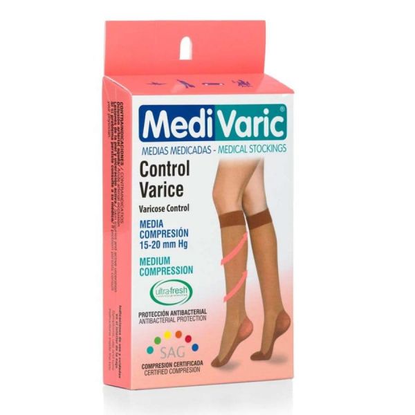DAMA OPACA RODILLA COM. MEDIA 15-20 XL NEGRO