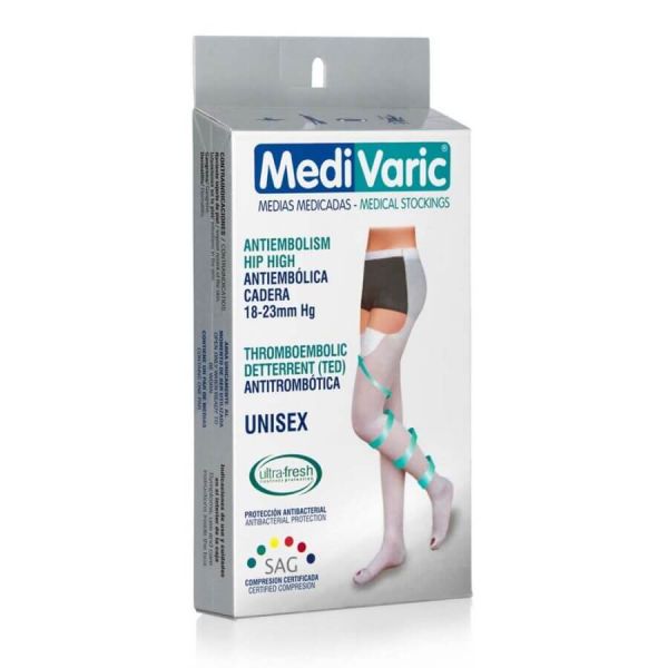 UNISEX CADERA ANTIEMBOLICA S BLANCO