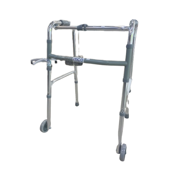 CAMINADOR PLEGABLE EN ALUMINIO CON RUEDAS DELANTERAS REF. FS912L