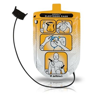 PADS PARA DESFIBRILACIóN ADULTO DDP-100 DEFIBTECH