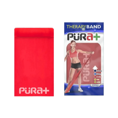 BANDA ELASTICA FISIOTERAPIA REGULAR ROJA X UND PURA+