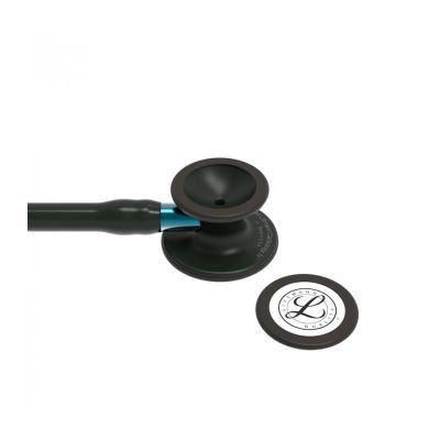 FONENDO 3M LITTMANN CARDIOLOGY IV 6201 - TUBO NEGRO, CAMPANA NEGRA, VASTAGO AZUL