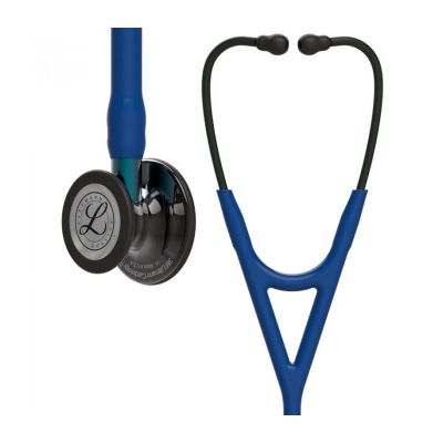 FONENDO 3M LITTMANN CARDIOLOGY IV 6202 - TUBO AZUL MARINO, CAMPANA HUMO, VASTAGO AZUL