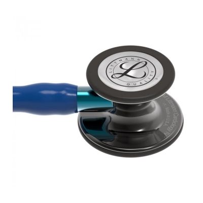 FONENDO 3M LITTMANN CARDIOLOGY IV 6202 - TUBO AZUL MARINO, CAMPANA HUMO, VASTAGO AZUL