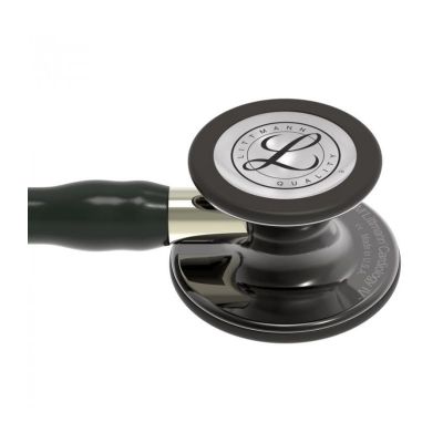 FONENDO 3M LITTMANN CARDIOLOGY IV 6204 - TUBO NEGRO, CAMPANA HUMO, VASTAGO CHAMPAÑA