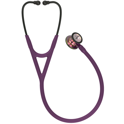 FONENDO 3M LITTMANN CARDIOLOGY IV 6205 - TUBO CIRUELA, CAMPANA ARCOÍRIS, VASTAGO VIOLETA