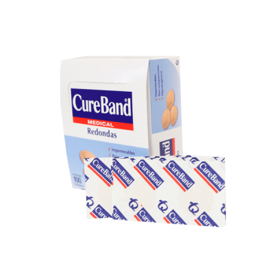 CURA REDONDA ADULTO CURE BAND PREMIUM SPOT CJA X 100 UND REF.642286