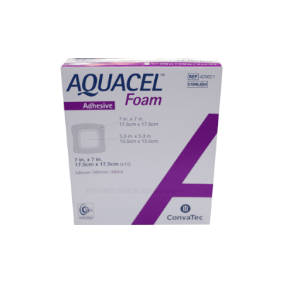 AQUACEL FOAM ADHESIVO 420621 17,5 X 17,5 CMS X UND - CONVATEC