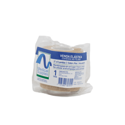 VENDA COHESIVA PIEL 2 X 5 YARDAS - MEDICAL SUPPLIES CORP. S.A.S