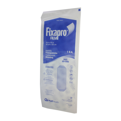 FIXAPRO FILM 10 X 25 CM REF. 20-010 APOSITO TRANSPARENTE SOB X UND - SALVERE