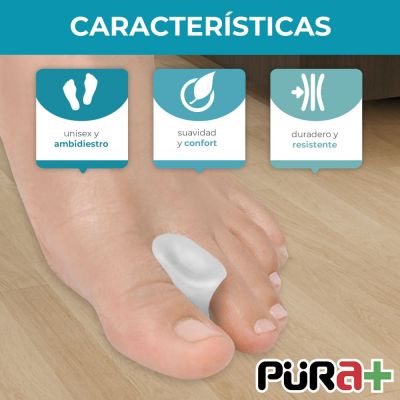 SEPARADORES DEDOS GRANDE GEL X PAR PURA+