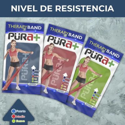 BANDA ELASTICA FISIOTERAPIA SUAVE VERDE X UND PURA+