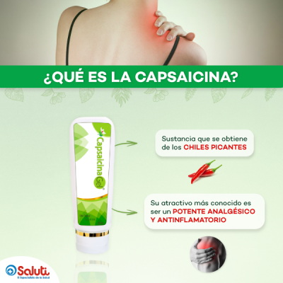 CAPSAICINA GEL USO TOPICO TUBO COLAPSIBLE X 90 G